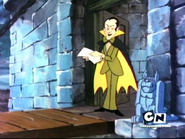 Castle Wiz - Count Scarealotti with papers
