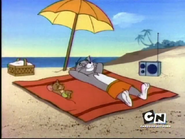 Beach Bully - Tom and Jerry relaxing