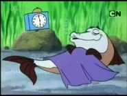 Tricky McTrout sleeping