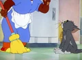 "Either you keep that mouse out of this icebox, or you goes out! Understand?!"