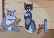 The altered scene from the beginning and ending would be used in Matinee Mouse.