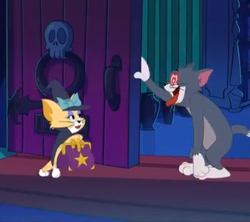 tom and jerry love kiss