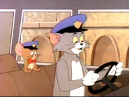 The Police Kitten - Tom and Jerry inside their police car