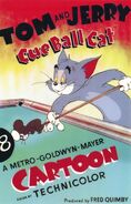 Cue Ball Cat poster