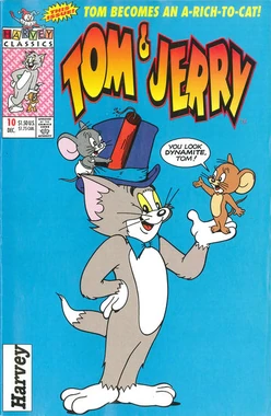Harvey Comics - Tom and Jerry 10 - Cover