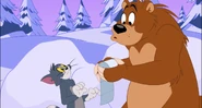 Bear: Huh? Toilet paper? Tom: Yeah, just keep it. It’s yours now. Boys, Come on we gotta get back to the cabin now!!