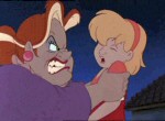 Aunt Figg grabbing Robyn
