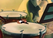 Jerry bouncing off a timpani