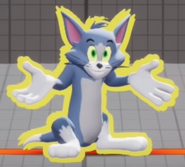 Shrugging Tom (Sufferin' Cats!) as shown in Multiversus.