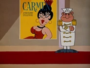 Carmen on the poster