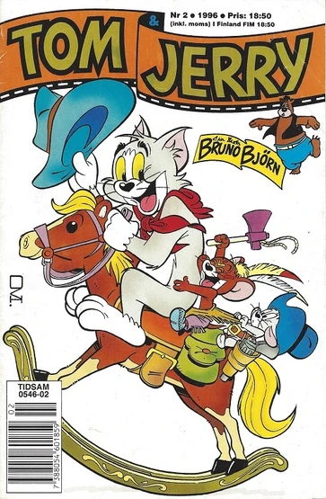 Tidsam - Tom & Jerry 1996-02 (Finnish Comic) | Tom and Jerry Wiki