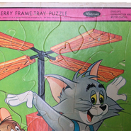 Tom and Jerry - Flying Machine - Whitman Frame Tray Puzzle 1965 - 03