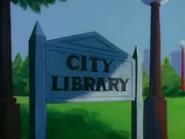 Sign to City Library