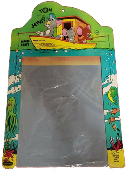 Tom and Jerry - Fishing Boat - Whitman Magic Slate - 01