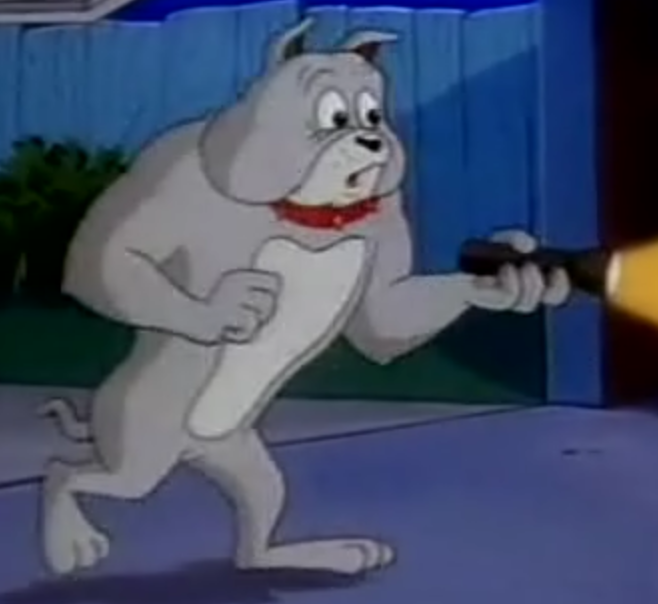 spike tom and jerry angry