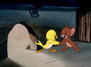 Cuckoo and Jerry Handshaking