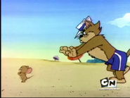 Beach Bully chasing Jerry