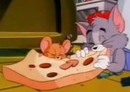 Tom and Jerry eating like they're old friends