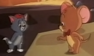 Tom Small as Jerry before growing back to normal