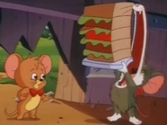 Wild Mouse stuffing a five-layer sandwich