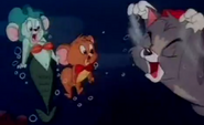 Tom surprise attacks Jerry and Undine