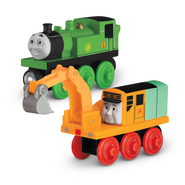 Wooden Railway с Оливером (экскаватором)