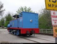 Back of Steam Thomas in Peninsula Ohio