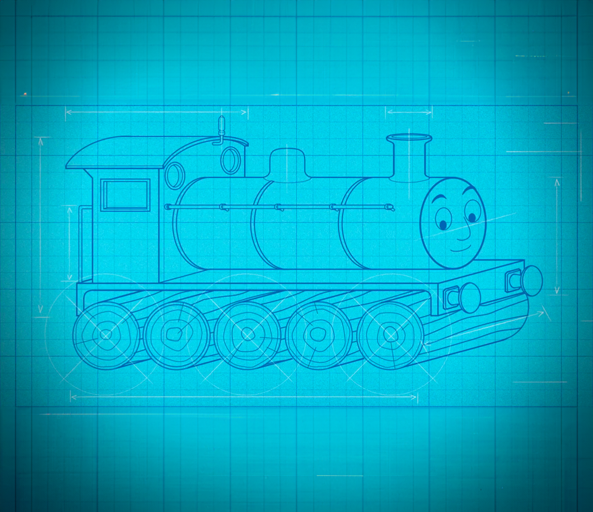Срисовка поезда Томаса
