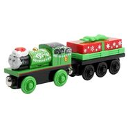 Wooden Railway Рождественский Перси и вагон с подарком