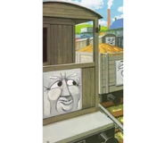 Пожилой тормозной вагон