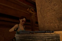  recogiendo la llave de la Sala Hipóstila, y la Diosa del Sol.