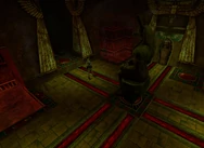 La sala de los sarcófagos