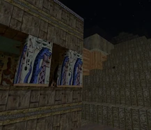 Lara tras conseguir la primera llave del templo.