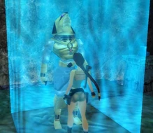 Lara pone la Armadura de Horus.