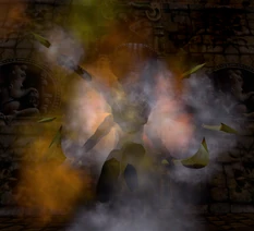 La estatua de Shiva cobrando vida.