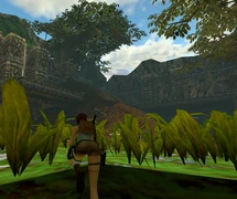  saliendo a las ruinas externas.