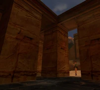 Las columnas externas.