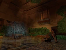 La entrada al palacio.