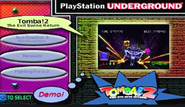 Tomba 2 demo screen