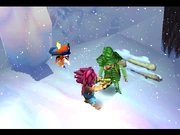 Tomba obtaining the Green Key.