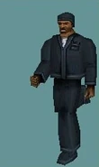 Apparence d'un prisonnier durant le développement de Tomb Raider III.