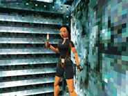 Combinaison de Tomb Raider II dans la version Bêta.