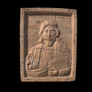 Деревянная икона с изображением Пророка.