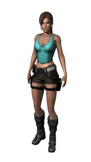 Lara Croft LCGOL render