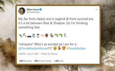 Tweet Misha Green