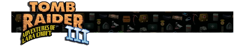 Banner Equipaggiamento Tomb Raider III