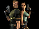 Lara croft and hawk manson