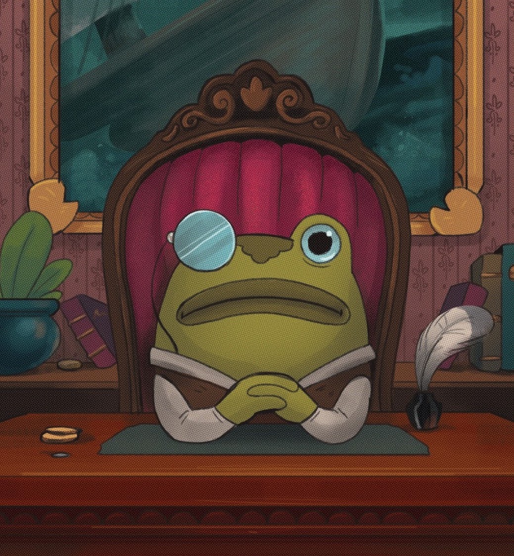 Jason Funderburker (Greg's Frog) - Over The Garden Wall x Nucleus Enamel  Pin - Nucleus