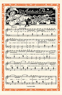 Sheet music from the OTGW comic book