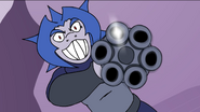 Zetto using his Machine Gun